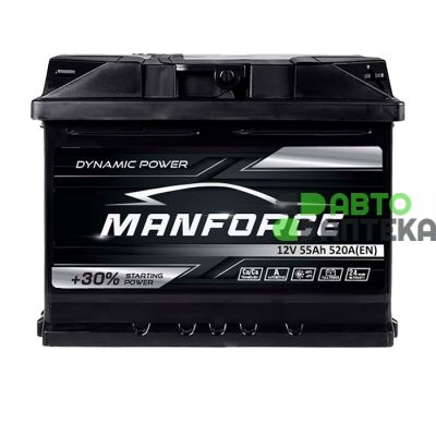 Автомобильный аккумулятор MANFORСE MF 6СТ-55Ah АзЕ 520A 5502493