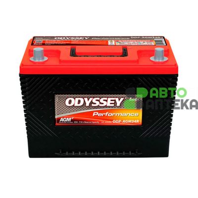 Автомобільний аккумулятор Odyssey Performance AGM 6СТ 61Ah Аз 792А (CCA) ODP-AGM34