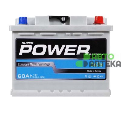 Автомобільний акумулятор POWER MF Silver 6СТ-60Аh АзЕ 540A pwr003 