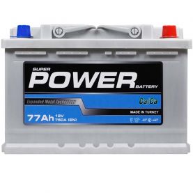 Автомобільний акумулятор POWER MF Silver 6СТ-77Аh АзЕ 750 pwr005