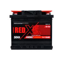 Автомобильный аккумулятор RED X 6СТ-50Ah АзЕ 440A 545 80rx