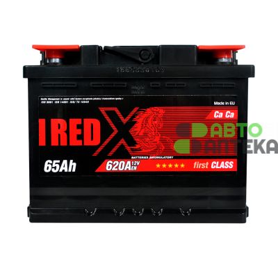 Автомобильный аккумулятор RED X 6СТ-65Ah Аз 620A 565 81rx