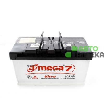 Автомобильный аккумулятор A-Mega Ultra 6СТ-105Ah АзЕ 950A (EN)