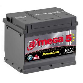 Автомобільний акумулятор A-Mega Premium 6СТ-60Ah Аз 600A (EN)