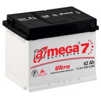 Автомобільний акумулятор A-Mega Ultra 6СТ-62Ah Аз 610A (EN) 2017