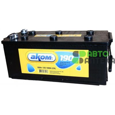 Автомобильный аккумулятор Akom 6СТ-190Ah АзЕ 1200A (EN) 6905022