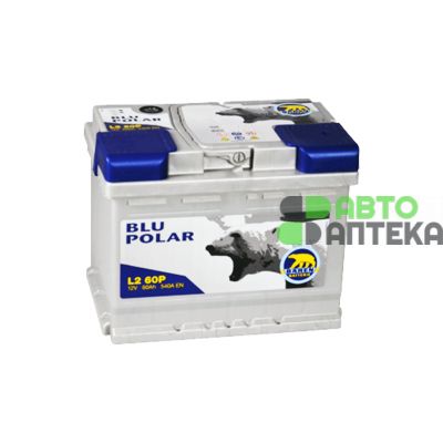 Автомобильный аккумулятор BAREN Blu polar (L2) 60Аh 540А L+