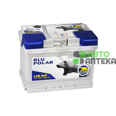 Автомобільний акумулятор BAREN Blu polar (LB2) 60Аh 600А R+ (h=175)