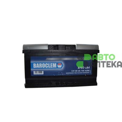 Автомобільний акумулятор Baroclem Platinum 6СТ-80Ah АзЕ 740A (EN) 580406074BA