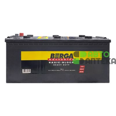 Автомобільний акумулятор BERGA Truck Basicblock 6СТ-155Ah Аз 900 (EN) 655013090