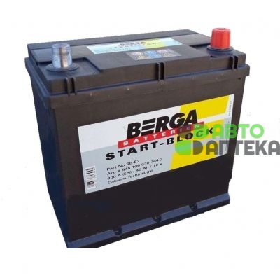 Автомобильный аккумулятор BERGA Start Block 6СТ-45Ah АзЕ ASIA 300A (EN) 545106030