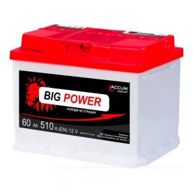 Автомобильный аккумулятор Big Power 6СТ-60Ah АзЕ 510A (EN) 000029770