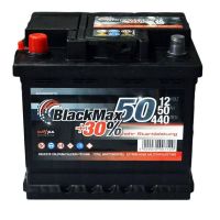 Автомобільний акумулятор BlackMax 6СТ-50Ah Аз 440A (EN) B3003