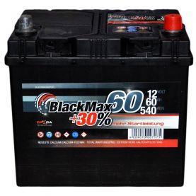 Автомобильный аккумулятор BlackMax 6СТ-60Ah АзЕ ASIA 540A (EN) B4024