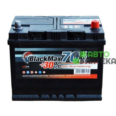 Автомобильный аккумулятор BlackMax 6СТ-70Ah АзЕ ASIA 620A (EN) B4026
