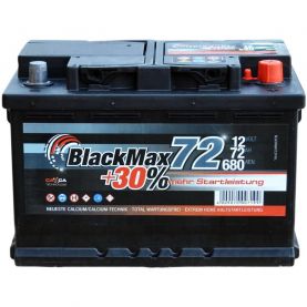 Автомобильный аккумулятор BlackMax 6СТ-72Ah АзЕ 680A (EN) B4007
