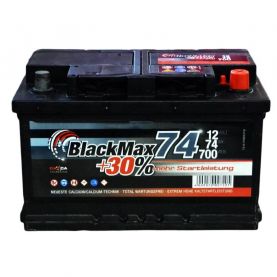 Автомобільний акумулятор BlackMax 6СТ-74Ah АзЕ 700A (EN) B5007