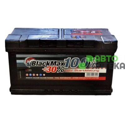 Автомобильный аккумулятор BlackMax 6СТ-100Ah АзЕ 850A (EN) B5013