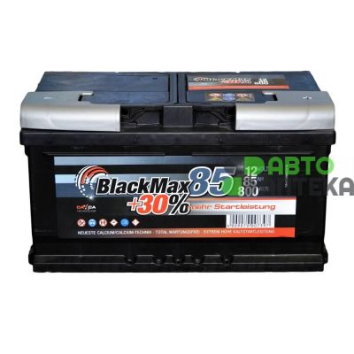 Автомобильный аккумулятор BlackMax 6СТ-85Ah АзЕ 800A (EN) B5010