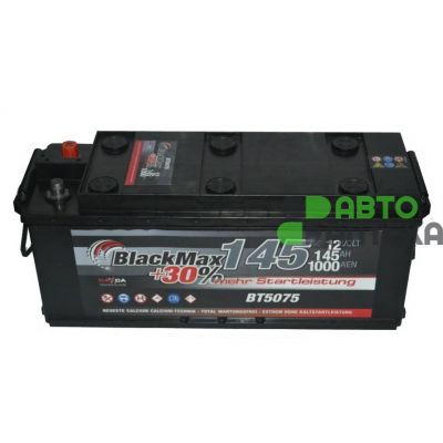 Автомобильный аккумулятор BlackMax 6СТ-145Ah Аз 1000A (EN) BТ5075