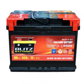Автомобільний акумулятор BLITZ BATTERIES 6СТ-60Ah Аз 520A (EN) B4006