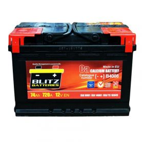 Автомобільний акумулятор BLITZ BATTERIES 6СТ-74Ah АзЕ 720A (EN) B4008