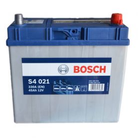 Автомобільний акумулятор BOSCH S4021 6СТ-45Ah АзЕ ASIA 330A (EN) 0092S40210