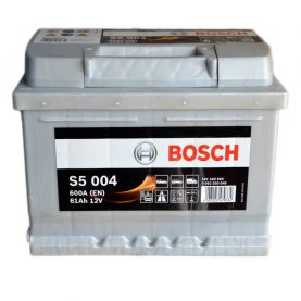 Автомобільний акумулятор BOSCH S5004 6СТ-61Ah АзЕ 600A (EN) 0092S50040
