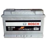 Автомобильный аккумулятор BOSCH S5008 6СТ-77Ah АзЕ 780A (EN) 0092S50080 уценка