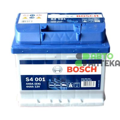 Автомобильный аккумулятор BOSCH S4001 6СТ-44Ah АзЕ 440A (EN) 0092S40010