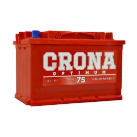 Автомобільний акумулятор CRONA 6СТ-75Ah АзЕ 600A (EN) 575 73 04