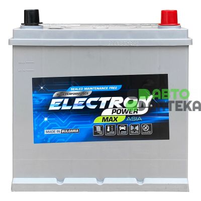 Автомобільний акумулятор ELECTRON POWER MAX 6СТ-65Ah ASIA АзЕ 650А (EN) 565 027 065 SMF