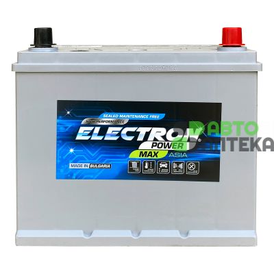 Автомобильный аккумулятор ELECTRON POWER MAX 6СТ-75Ah ASIA АзЕ 750А (EN) 575 027 075 SMF