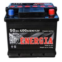 Автомобільний акумулятор ENERGIA 6СТ-50Ah АзЕ 400A (EN)