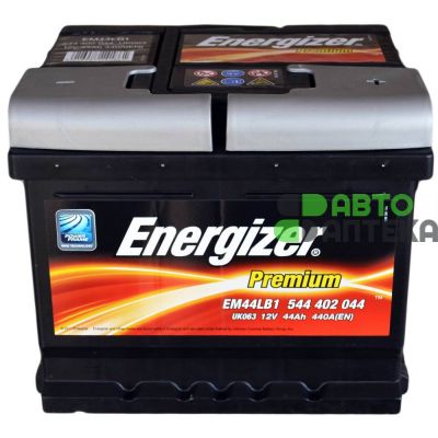 Автомобильный аккумулятор Energizer Premium 6СТ-44Ah АзЕ 440A (EN) 544402044