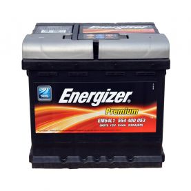 Автомобільний акумулятор Energizer Premium 6СТ-54Ah АзЕ 530A (EN) 554400053