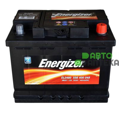 Автомобильный аккумулятор Energizer 6СТ-56Ah АзЕ 480A (EN) 556400048