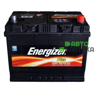 Автомобильный аккумулятор Energizer Plus 6СТ-68Ah АзЕ ASIA 550A (EN) 568404055