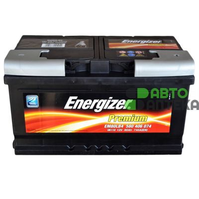 Автомобильный аккумулятор Energizer Premium 6СТ-80Ah АзЕ 740A (EN) 580406074