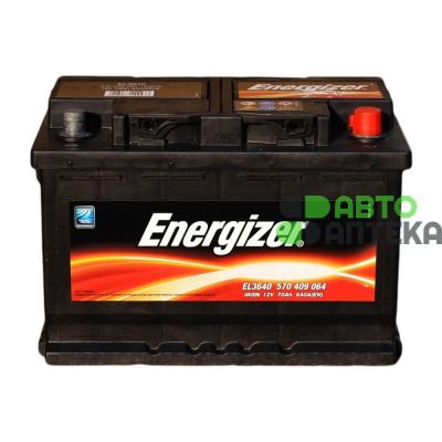 Автомобильный аккумулятор Energizer 6СТ-70Ah АзЕ 640A (EN) 570409064