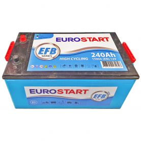 Автомобільний акумулятор EUROSTART Truck SMF EFB 6СТ-240Ah Аз 1500A (EN) 740002150