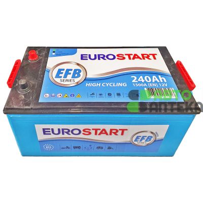 Автомобильный аккумулятор EUROSTART Truck SMF EFB 6СТ-240Ah Аз 1500A (EN) 740002150