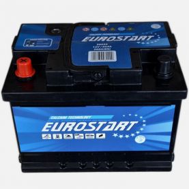 Автомобильный аккумулятор EUROSTART 6СТ-60Ah Аз 560A (EN)