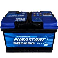Автомобильный аккумулятор EUROSTART 6СТ-77Ah АзЕ 730A (EN)