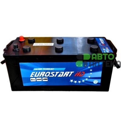 Автомобильный аккумулятор EUROSTART 6СТ-180Ah АзЕ 1100A (EN)