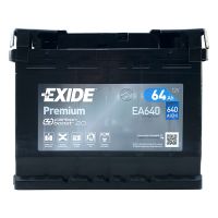 Автомобильный аккумулятор EXIDE Premium Carbon Boost 2.0 6СТ-64Ah АзЕ 640A (EN) EA640