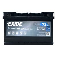 Автомобильный аккумулятор EXIDE Premium Carbon Boost 6СТ-72Ah АзЕ 720A (EN) EA722