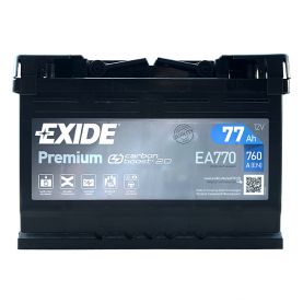 Автомобільний акумулятор EXIDE Premium Carbon Boost 2.0 6СТ-77Ah АзЕ 760A (EN) EA770