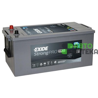 Автомобильный аккумулятор EXIDE STRONG PRO 6СТ-235Ah Аз 1200A (EN) EE2353