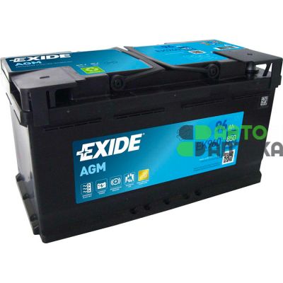 Автомобільний акумулятор EXIDE START-STOP AGM 6СТ-96Ah АзЕ 850А (EN) EK960